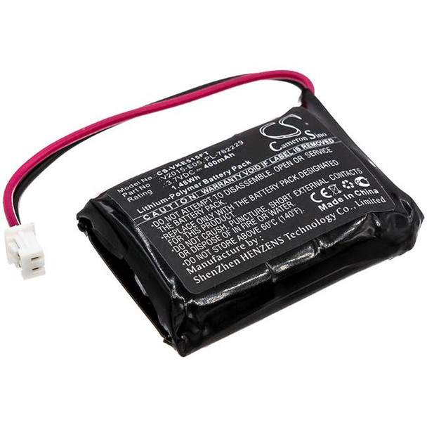 Battery for ViKLi E05 V2015 V2015-E05 PL-762229 Flashlight CS-VKE515FT 3.7v