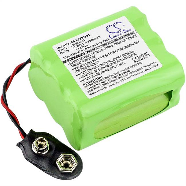 Battery for Visonic Powermax 0-9913-Q Alarm System CS-VPX913BT 7.2v 2000mAh