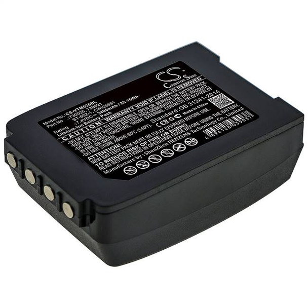 Battery for Vocollect Talkman T2 T2X 730021 730025 BT-602-1 CWI26591 CS-VTM025BL