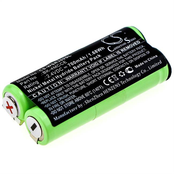 Battery for Waterpik BK-4MCCE 900 Sonic Toothbrush Sensonic Plus SR-3000 SR3000E