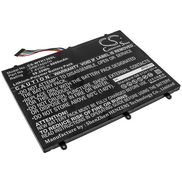 Battery for Wacom Cintiq Companion 2 DTH-W1300 G6BTA007H Tablet CS-WTH130SL
