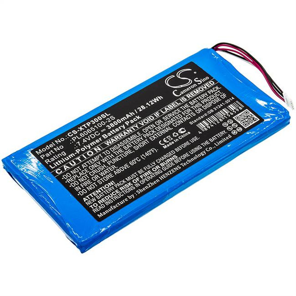 Battery for XTOOL EZ300 Pro i80 Pad PL6065100-2S Scanner CS-XTP300SL 3800mAh