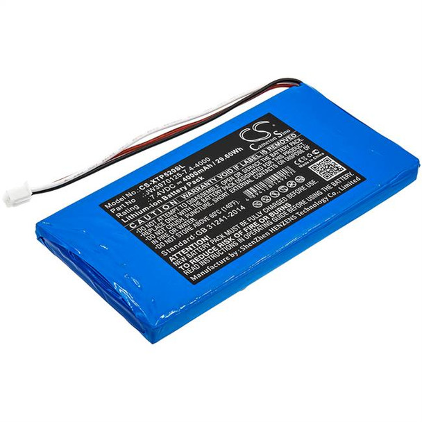 Battery for XTOOL P52 JW3970125-7.4-4000 Diagnostic Scanner CS-XTP520SL 4000mAh