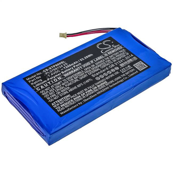 Battery for XTOOL EZ500 i80 Pad PS80 PS80E X7 PL3769124 2S Scanner CS-XTP800SL