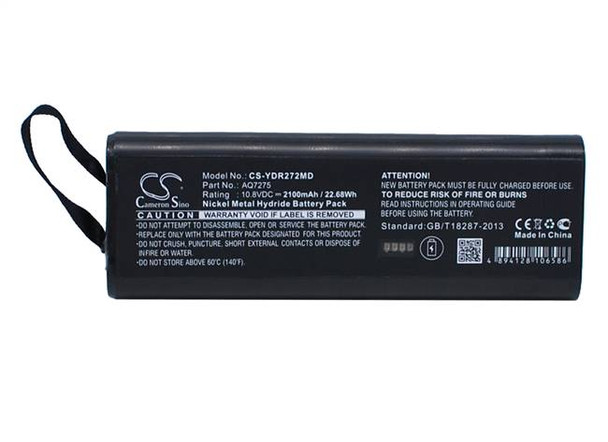 Battery for Yokogawa AQ7270 AQ-7270 AQ7275 AQ-7275 OTDR BDR15D DR15 CS-YDR272MD