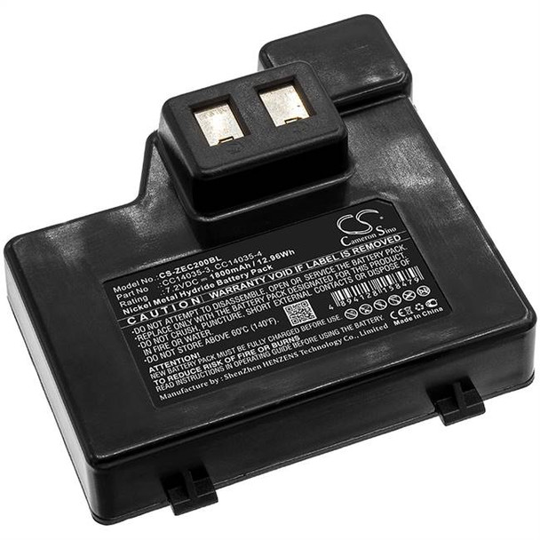 Battery for Zebra Cameo 2 CC14035-3 CC14035-4 Printer CS-ZEC200BL 7.2v 1800mAh