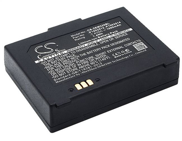 Battery for Zebra EM 220 Mobile Printer EM220 EM220II AK18913 P1002512 P1002514