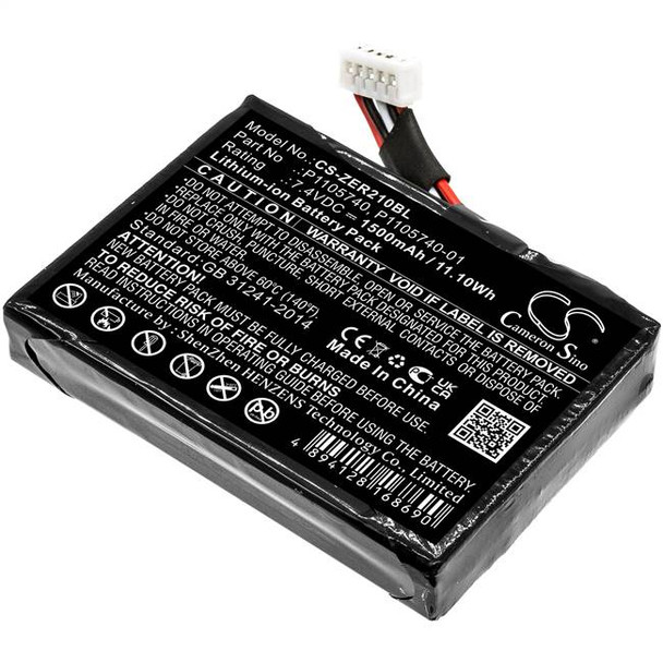 Battery for Zebra ZQ200 ZQ210 ZQ220 ZQ22-A0E01KE-00 P1105740 P1105740-01 1500mAh Battery for Zebra ZQ200 ZQ210 ZQ220 ZQ22-A0E01KE-00 P1105740 P1105740-01 1500mAh