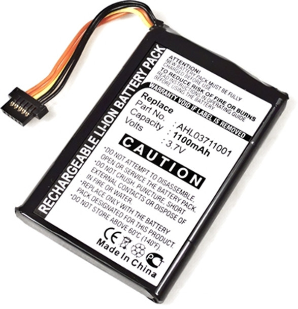 Replacement Battery for TomTom GO 540 LIVE & One XXL 540S GPS. VF1, AHL03711001, CS-TM540SL NEW