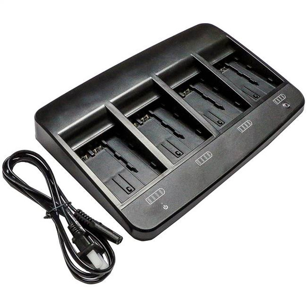 Multi 4-Bay Battery Charger for Leica GEB222 GEB241 GEB242 GEB331 GEB341 AdirPro