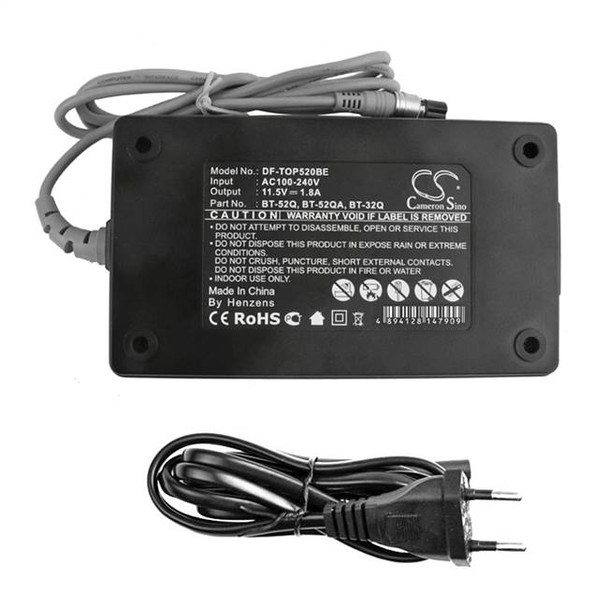 Battery Charger for Topcon GPT-1000 GPT-2000 GTS-100N BT-32Q BT-52Q w/Euro plug