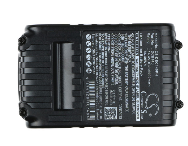Battery for DeWalt DCB090 DCD720 DCD730 DCR006 DCB140 DCB140-XJ DCB143 DCB145