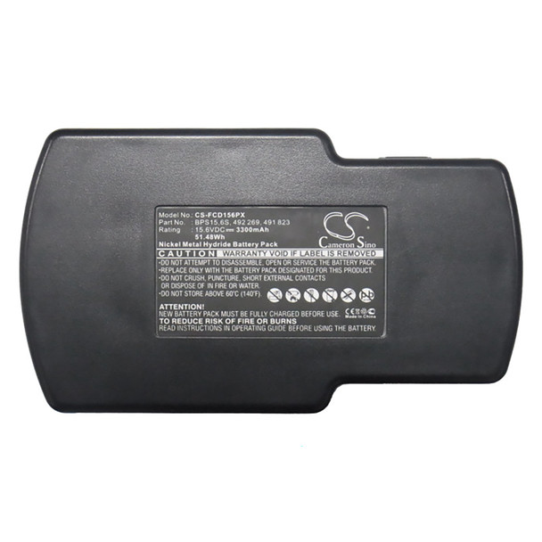 Battery for Festool PS 400 T15+3 TDK15.6 491 823 492 269 6S BPS15 BPS15.6