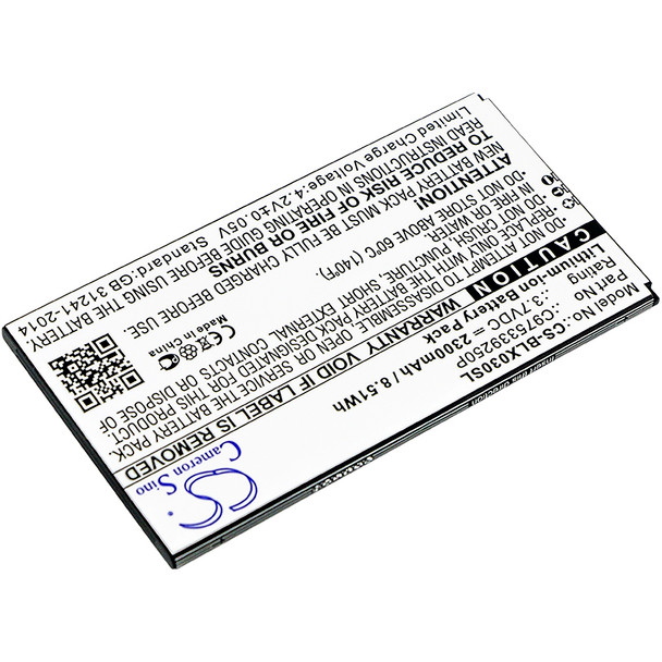 Battery for BLU D0030UU Dash X Plus LTE C975339250P SmartPhone CS-BLX030SL