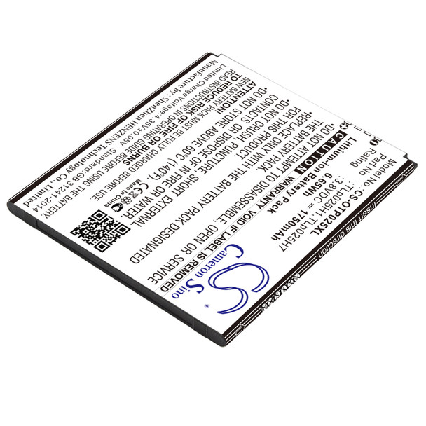 Battery for Alcatel One Touch POP 4 OT-5051 OT-5051D OT-5051X TLp025H1 TLp025H7