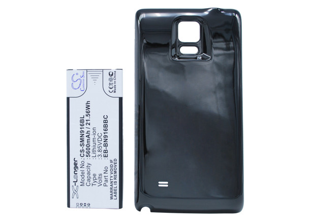 Battery for Samsung Galaxy Note 4 SM-N9100 SM-N9109W SM-N910F EB-BN916BBC Li-ion