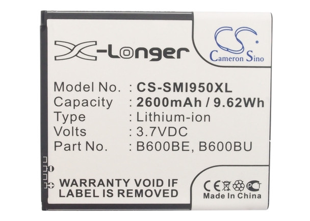 Battery for Samsung Galaxy S4 Active B600BC B600BE B600BU EB485760LU EB-B600BUB