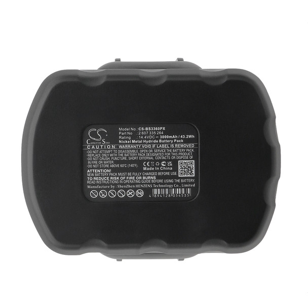 Battery for Bosch 2 607 335 264, 2 607 335 275, BAT038 BAT040 BAT041 GDS 14.4V