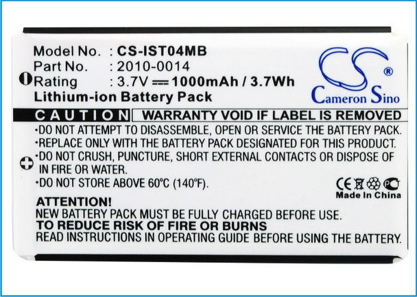 Battery for IRIS 2010-0014 ST4ex CS-IST04MB 3.7V Mobile PDA Smart Card Reader