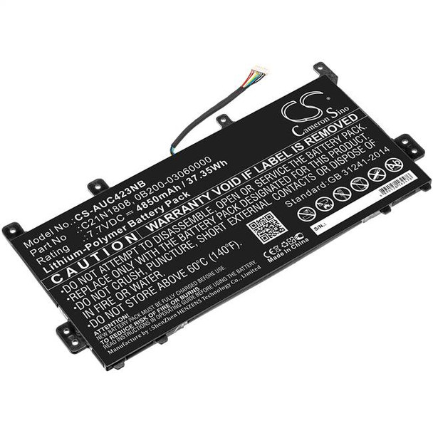 Battery for Asus C423 C423NA C523 C523NA 0B200-03060000 0B200-03130000 C21N1808