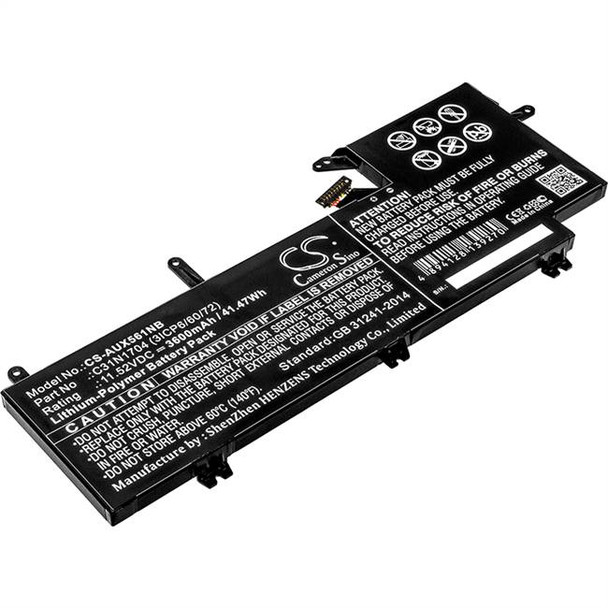 Battery for Asus Q535U Q535UD Zenbook Flip 15 UX561UD 0B200-02650000 C31N1704
