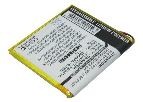 Battery for Archos AV605 AV 605 120GB 160GB 30GB 80GB Wifi 4GB FT447770P HB4G14L Battery for Archos AV605 AV 605 120GB 160GB 30GB 80GB Wifi 4GB FT447770P HB4G14L