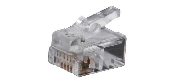 Modular Rj14 Plug 6P4C Rj14 Modular Plug Bag Of 10 - Shorelec Electrical Wholesalers ...
