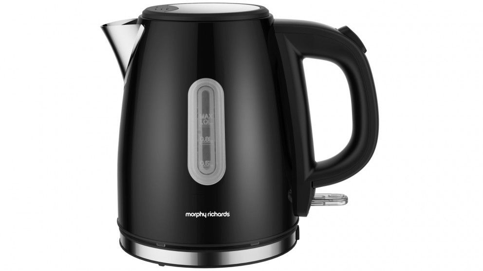 Morphy Richards Equip 1.0L Jug Kettle Black Stainless Steel