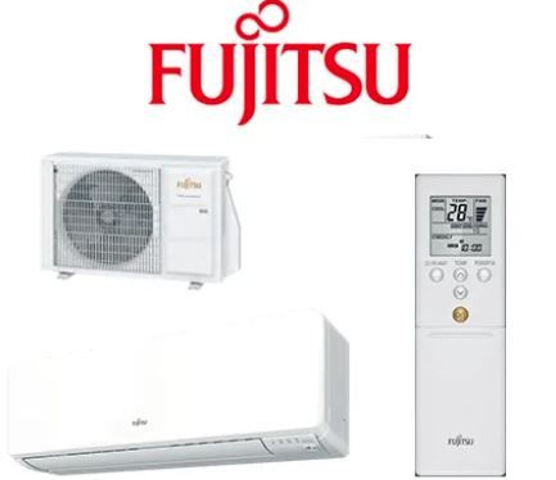 Fujitsu SetAstg12Kmtc(Wifi) 3.5Kw Reverse Cycle Split System