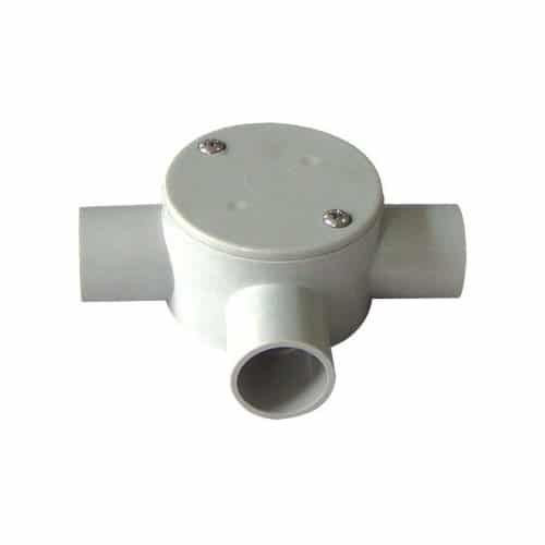 Junction Box Shallow 3Way 25Mm (Ea)