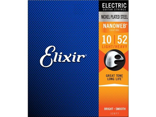 Elixir Nano Light/Heavy 10-52 Electric Guitar Strings