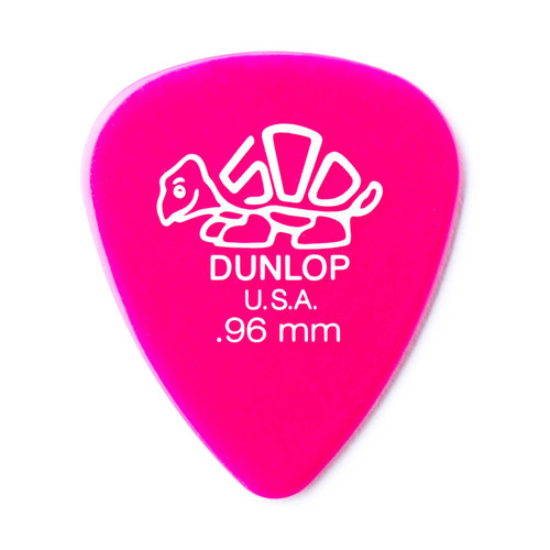 Dunlop Delrin 500 Dark Pink .96 Mm, Single Pick