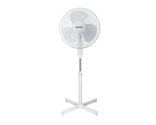Heller 40Cm White Pedestal Fan