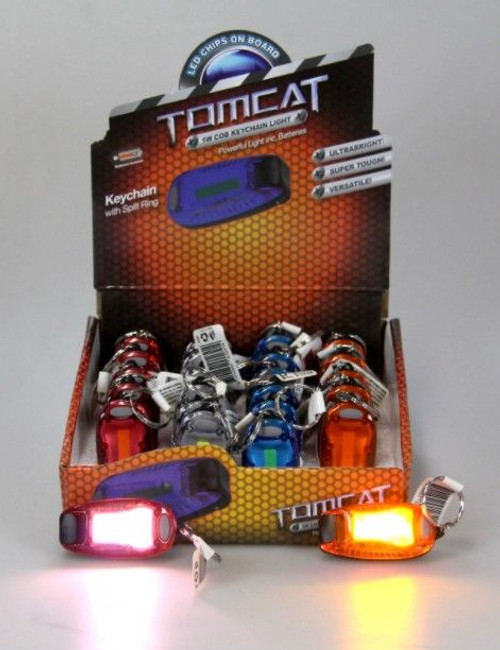 Tomcat Light Keychain LED 1W Assorted Colours