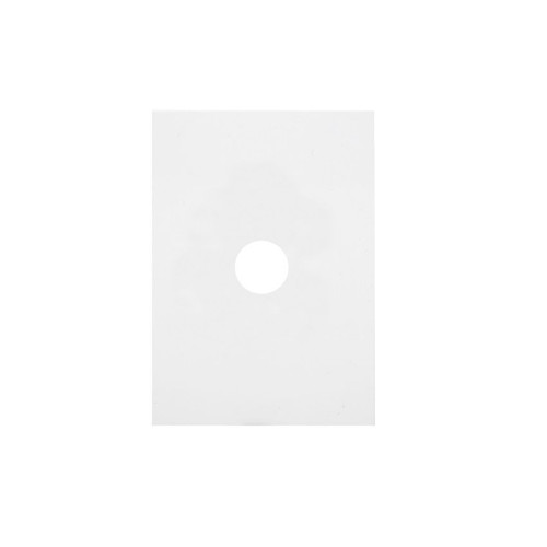 Hager Finesse 1 Gang Grid & Plate Matt White (No Switch Mechs) WBQSP1-MW