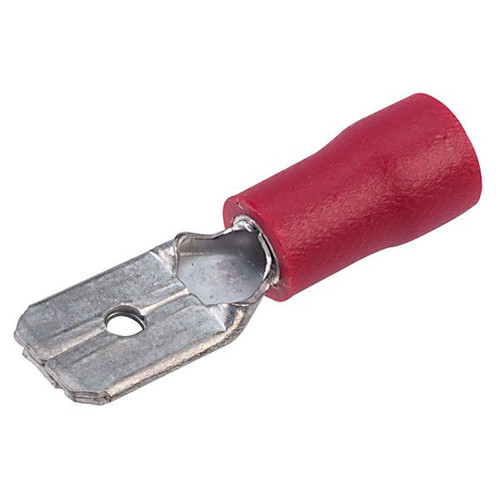 Red Insulated 6.3Mm Tab (Bag Of 100)