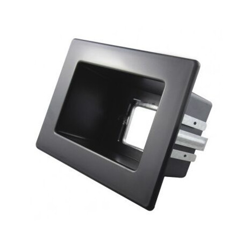 Recessed Mounting Block Black