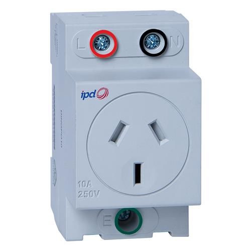 10A Din Mount Outlet Double Pole Switching