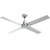 Heller Tyler 50W 1200Mm Brushed Stainless Steel Ceiling Air Fan 4 Blade/3 Speed