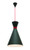 Metropl Small Pendant Black With Red Cord