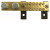 Neutral Bar 18 Way 165A, 1020Mm Cross Section. 6Mm Tunnels For Conductors Up To 16Mmsq. With Supports (Kit). Length = 18