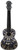 Kealoha "Dungeon Flower" Design Concert Ukulele With Black Abs Resin Body