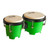 Mano Percussion TDK16G Tunable Mini Bongos - Green
