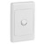 Clipsal | Switch W/Proof Vert Flush 1 Gang 10A White Ip66 2000 Series