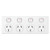 Clipsal 4 Gang Powerpoint 10A Classic Series C2015D4We