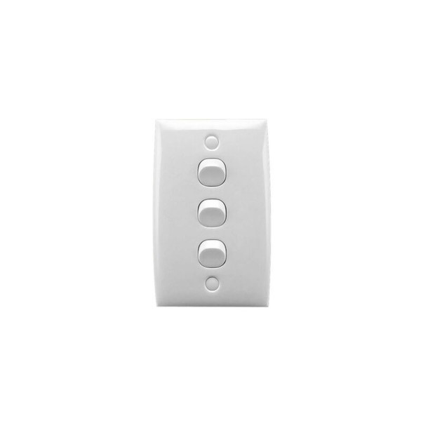 Clipsal | 3 Gang 10Amp Standard Series Switch