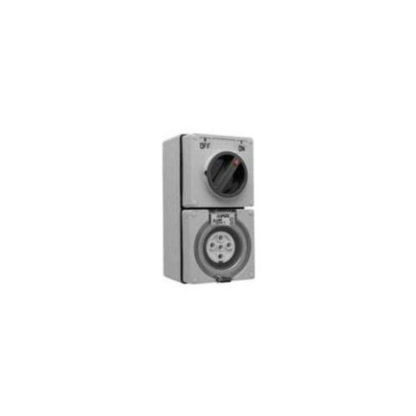 Clipsal 56 Series Outlet Switched Ip66 5 Pin 10A 500V Grey