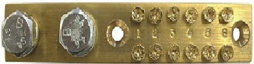 Earth Bar 6 Way Length = 100Mm