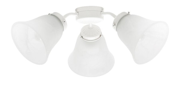 Auro 3 Light Ceiling Fan Light Kit White