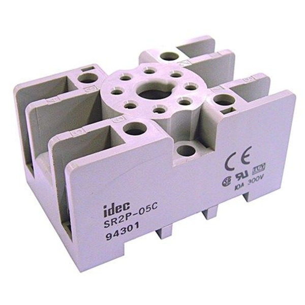 Relay & Timer Base, Din Rail Mount, Suitable For Rr2P, Rte-P1, Gt3 (8 Pin),Gt5P